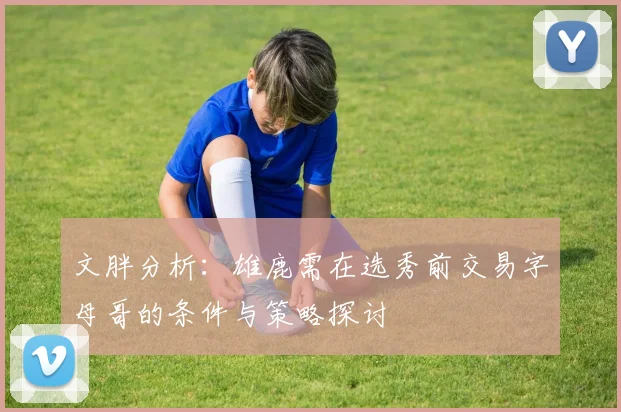 文胖分析：雄鹿需在选秀前交易字母哥的条件与策略探讨